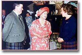 Queen Elizabeth the Queen Mother at Morangie Hotel